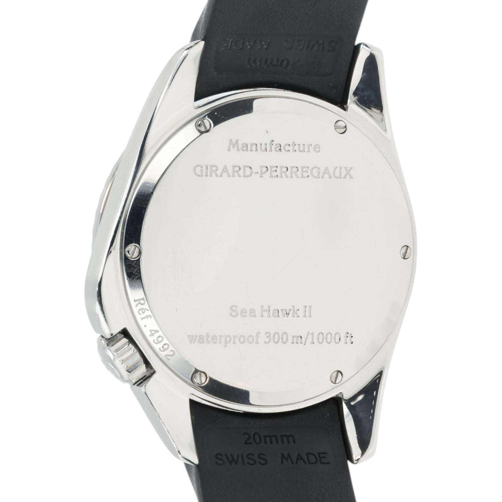 Girard Perregaux Sea Hawk Black Dial Stainless Steel 40mm Auto Men’s Watch 4992