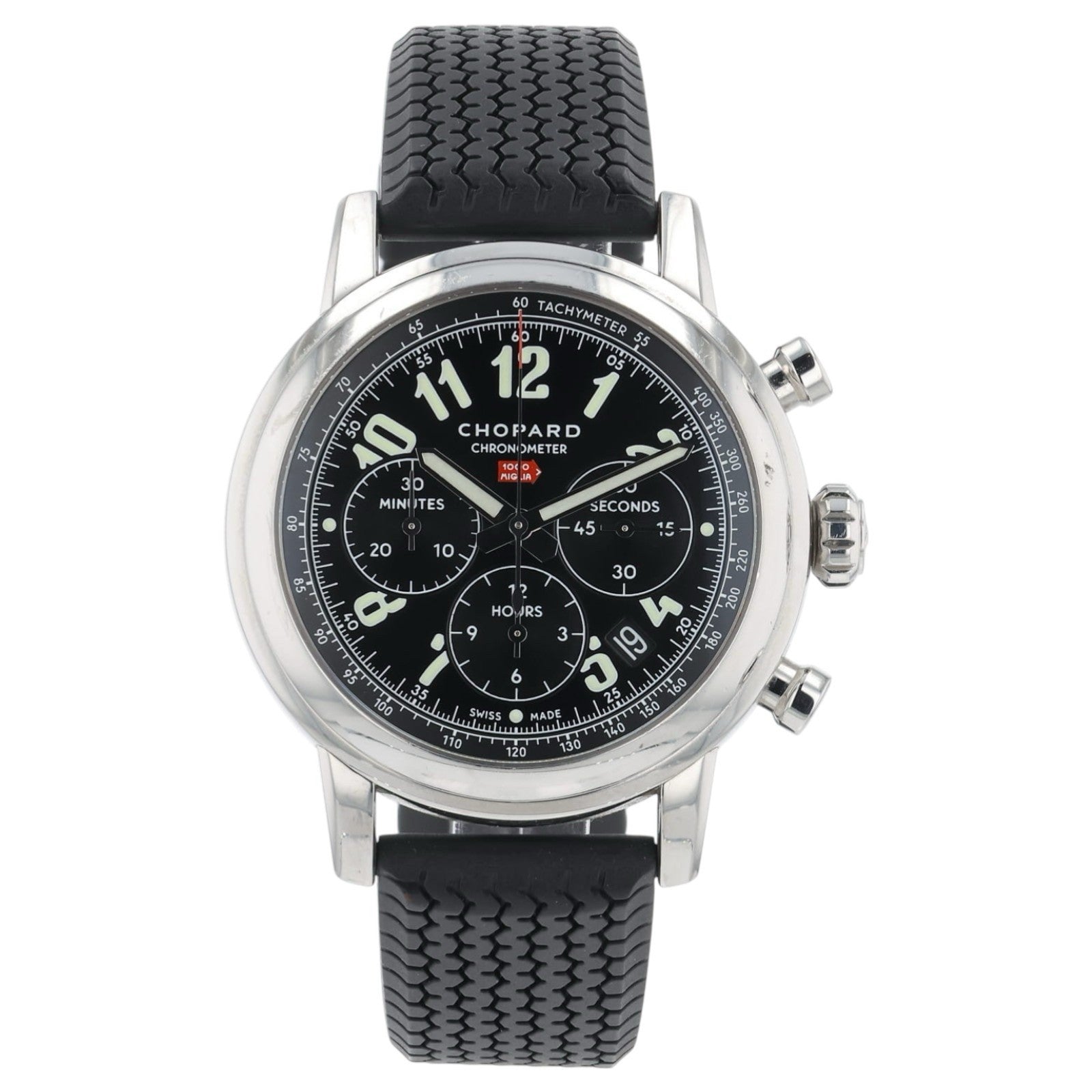 Chopard Mille Miglia Black Dial Stainless Steel 42mm Automatic Men’s Watch 8589