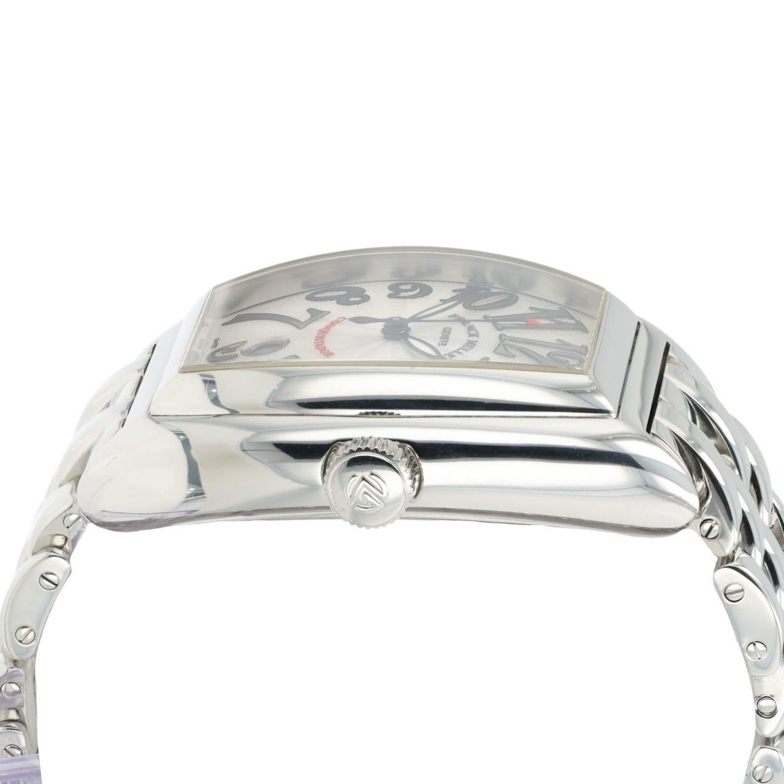Franck Muller Conquistador Silver Dial Stainless Steel 35mm Automatic Mens 8002C