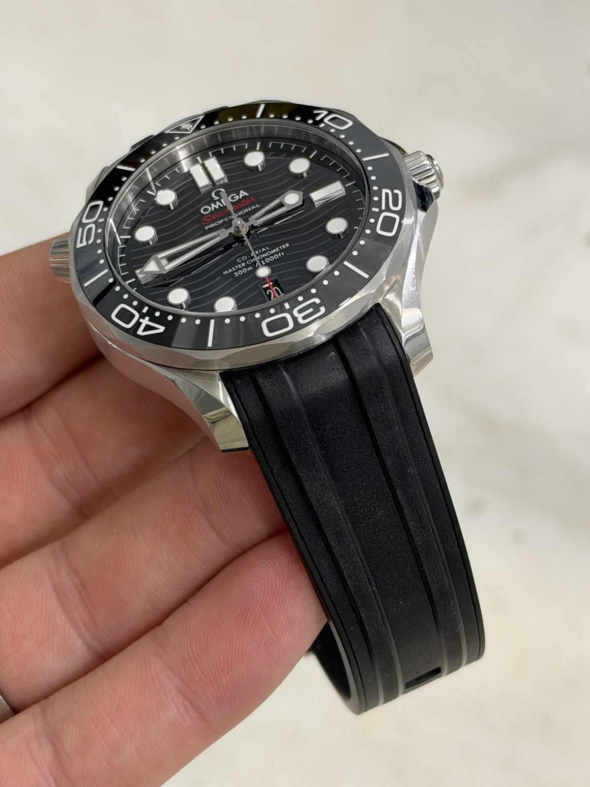 2023 Omega Seamaster Professional 300m Black Ceramic Watch 210.32.42.20.01.001
