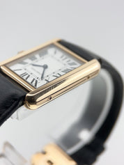 Cartier Tank Solo 18k Rose Gold Quartz Unisex Watch 3168