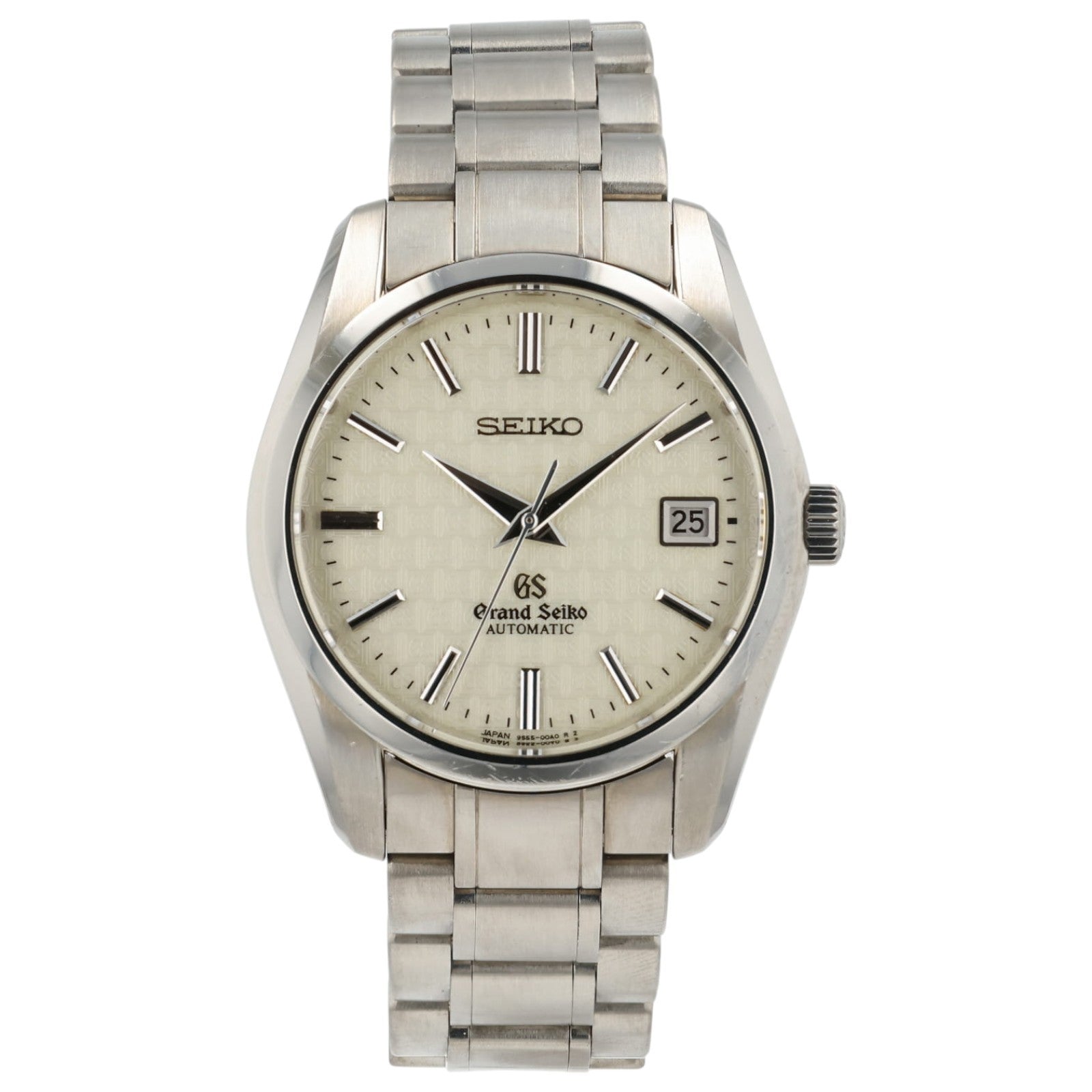 Grand Seiko Heritage Beige Dial Titanium 37mm Automatic Mens Watch SBGR025