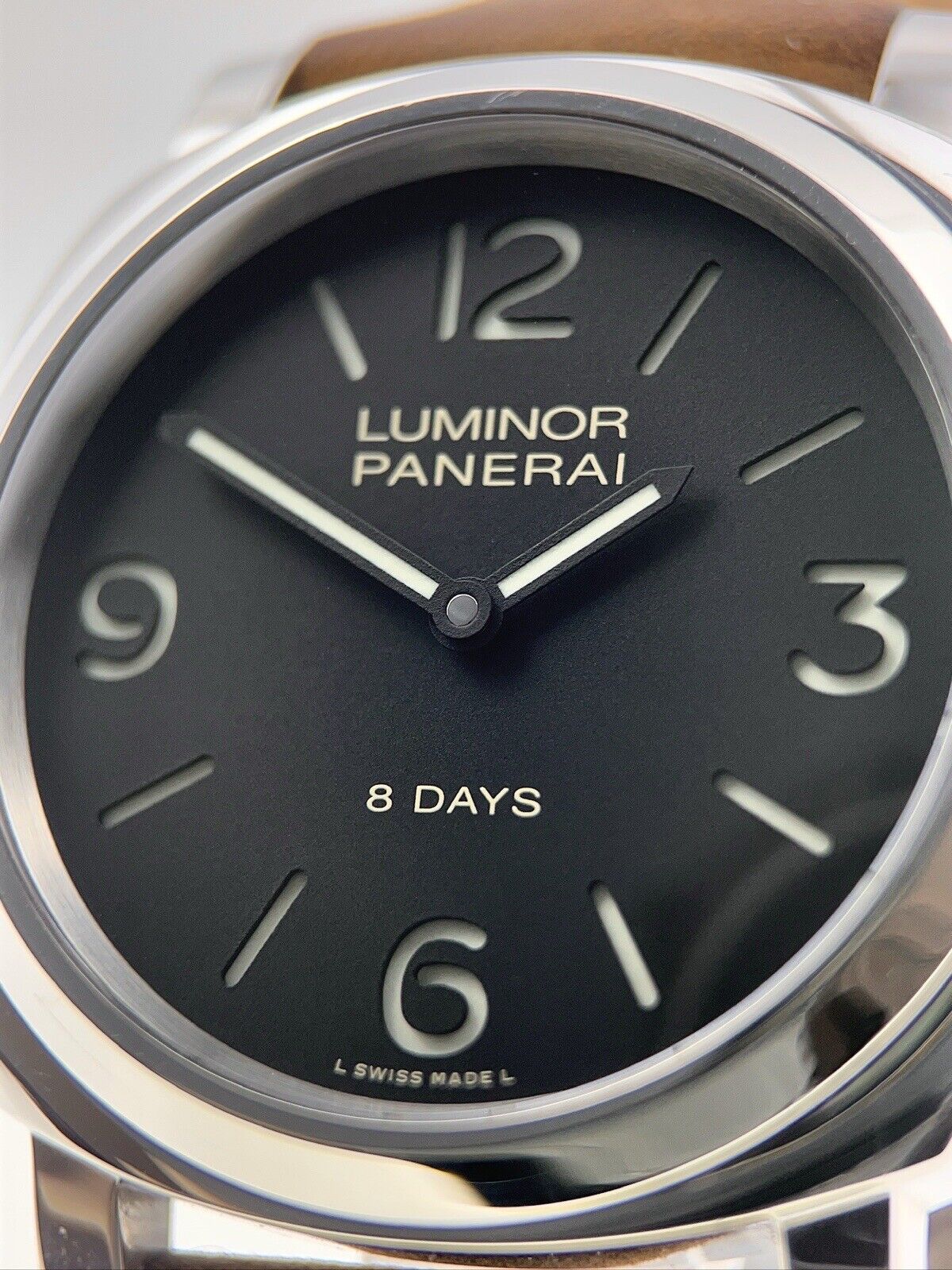 Panerai Luminor Base 8 Days Steel 44mm Automatic Men’s Watch PAM00560