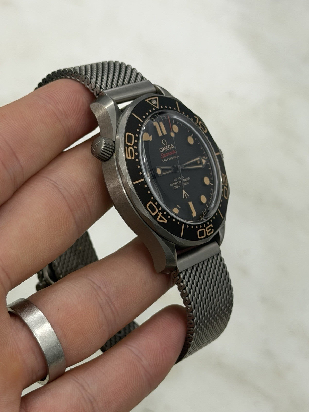 2020 Omega Seamaster NTTD James Bond No Time To Die Watch - 210.90.42.20.01.001