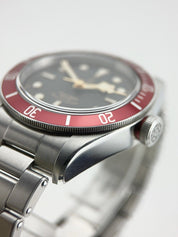 Tudor Black Bay Smiley Stainless Steel Red 41mm Automatic Watch 79220R