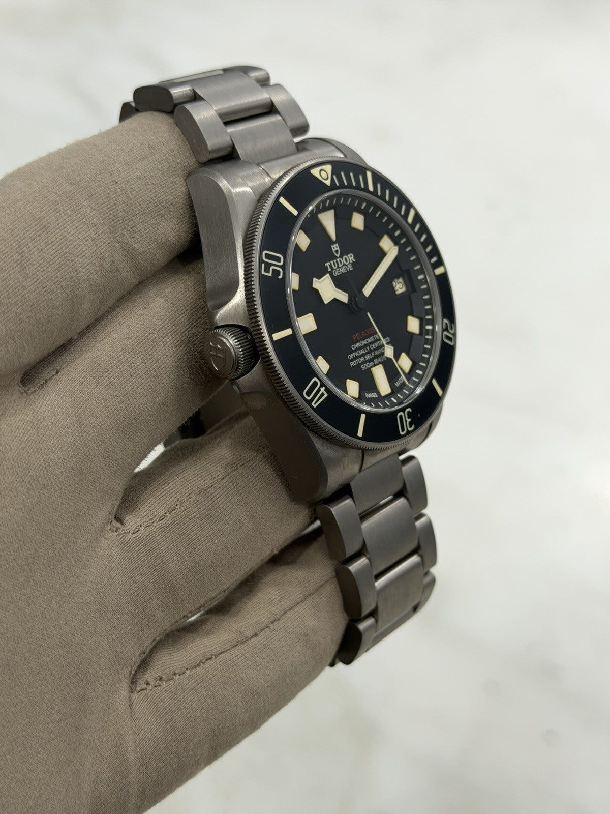 2023 Tudor Pelagos LHD Men's Automatic Titanium Watch 25610TNL - Box/Paper