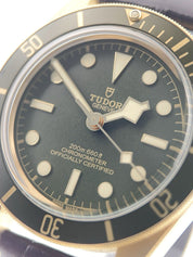 2023 Tudor Black Bay 18k Yellow Gold Green Dial 39mm Automatic Watch 79018V