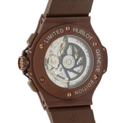 Hublot Big Bang Chocolate Brown Dial PVD Ceramic Mens 44mm Watch 301.CC.3190.RC