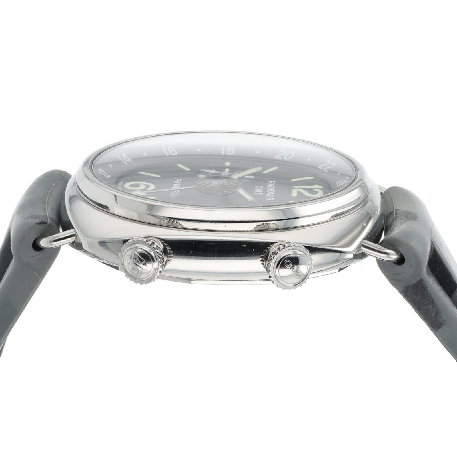 Panerai Radiomir Stainless Steel Black Dial 45mm Automatic Mens Watch PAM00242