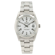 Rolex Date White Dial Stainless Steel 34mm Automatic Movement Mens Watch 15200