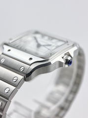 Cartier Santos Medium WSSA0029 Stainless Steel Automatic Watch 35x41mm - B&P