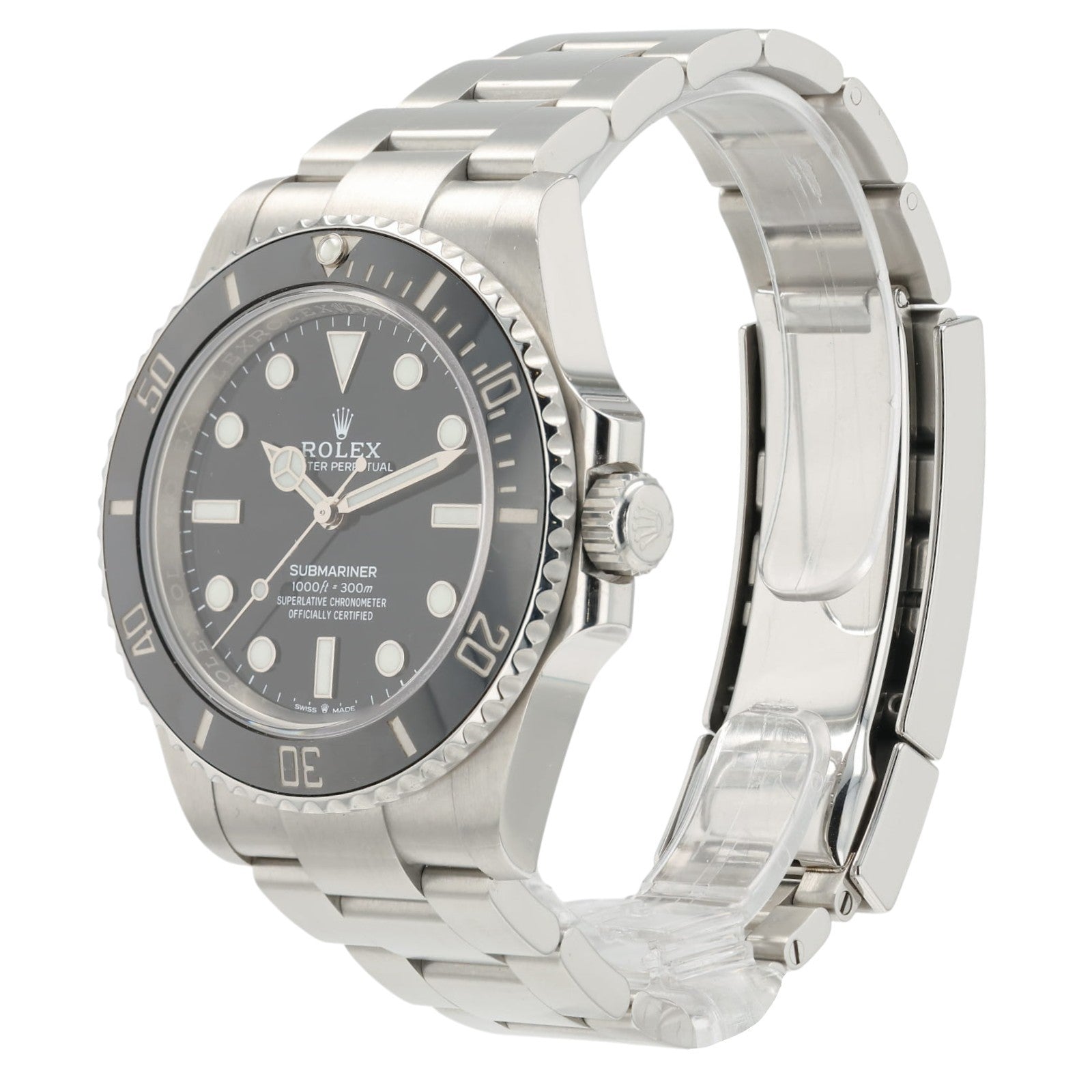 Rolex Submariner No-Date Black Dial Stainless Steel 41mm Automatic Mens 124060