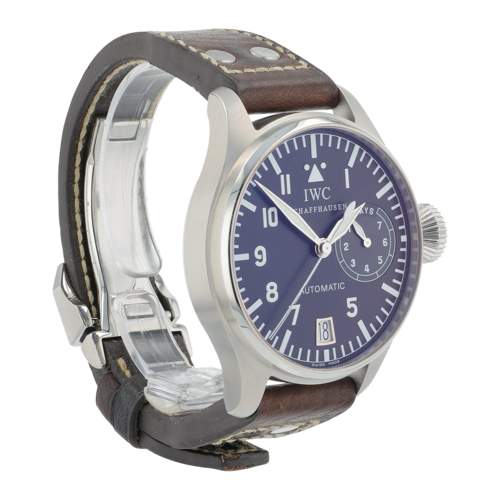 IWC Big Pilot Stainless Steel Black Dial 46mm Automatic Mens Watch IW500201