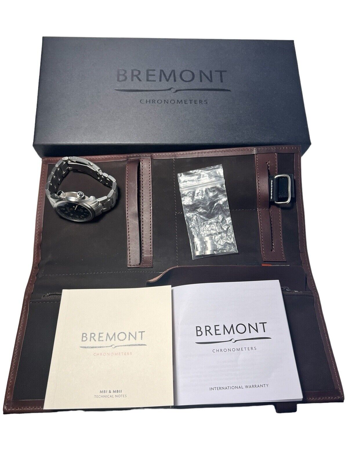 Bremont MBII Steel Black 43mm Automatic Men’s Watch BE-93-2AE W/ Box