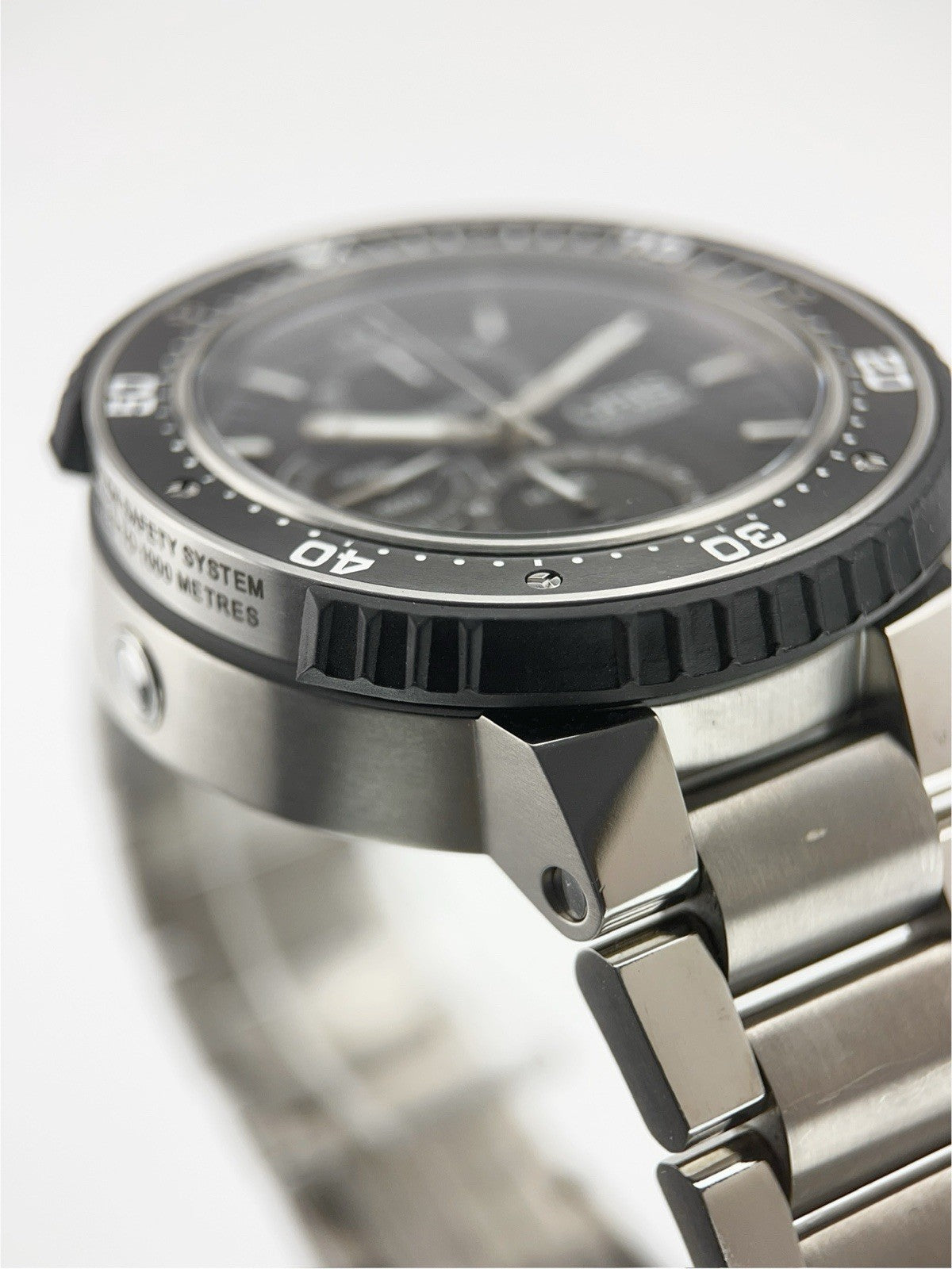 Oris ProDiver Chronograph Titanium Black Dial 51mm Automatic Mens Watch 7727