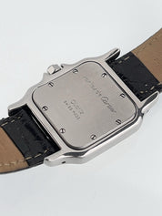 Cartier Santos Galbee Gold & Steel Silver Dial 29mm Quartz Men's Watch 187901