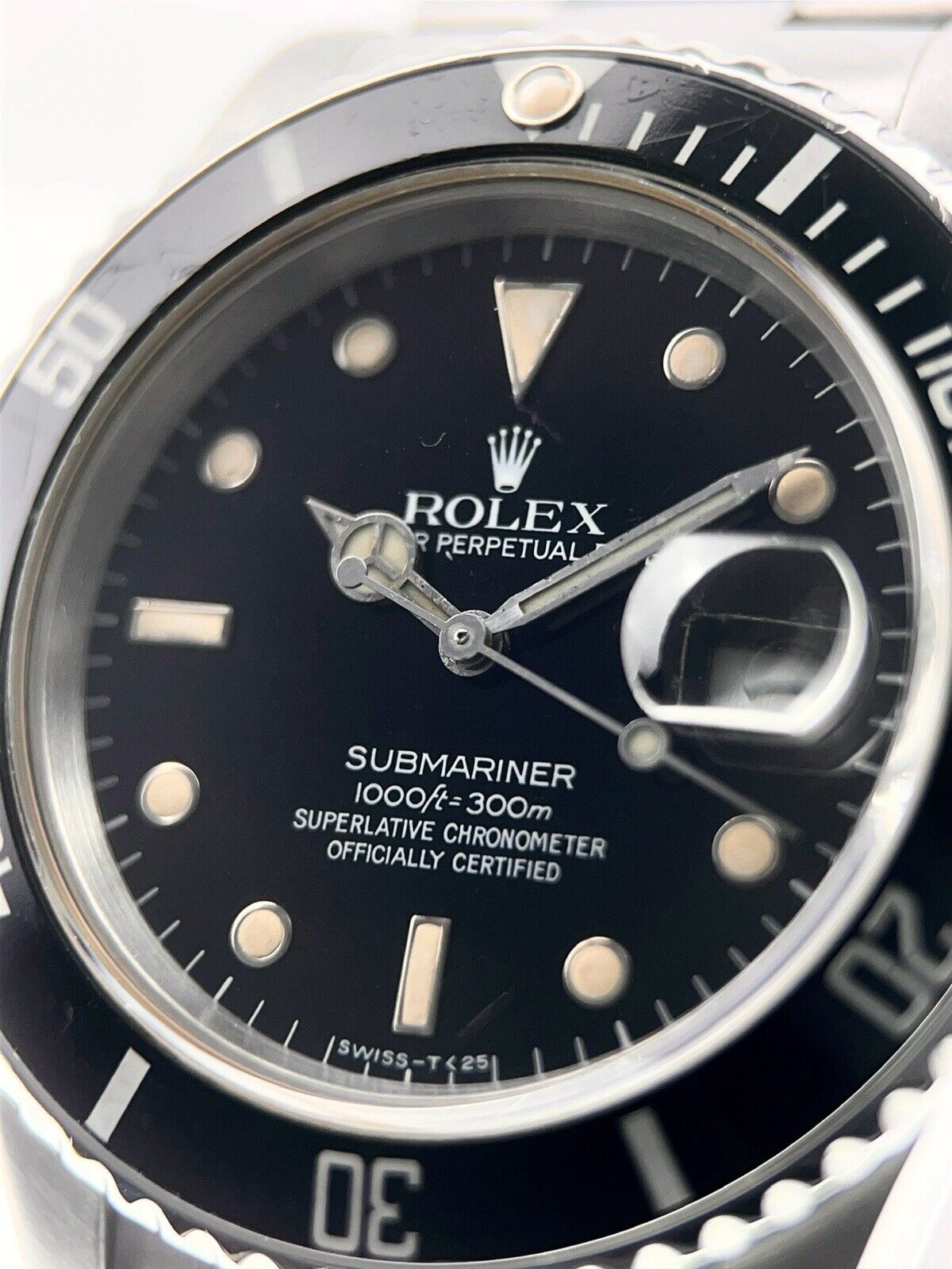 Rolex Submariner Date Stainless Steel Black Dial 40mm Automatic Men’s 16800