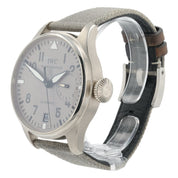 IWC Big Pilot 18k White Gold Silver Dial 46mm Automatic Men’s Watch IW500430