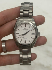2021 Grand Seiko Spring Drive Snowflake Date Watch SBGA211 Titanium  Box/Paper