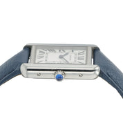 Cartier Tank Solo Silver Dial Stainless Steel 31x24mm Quartz Women’s WSTA0030