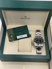 2023 Rolex Air King Stainless Steel Black Dial 40mm Automatic Men’s Watch 126900