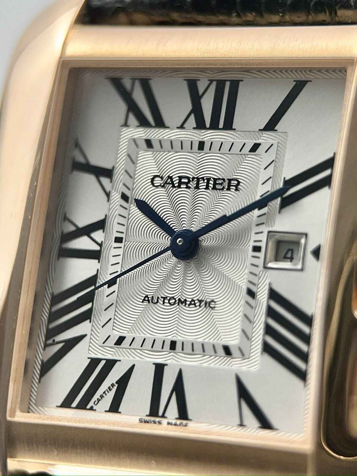 Cartier Tank Anglaise 18k Rose Gold 30mm Automatic Unisex Watch W5310005