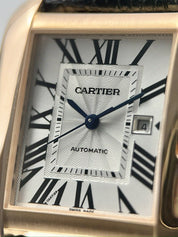 Cartier Tank Anglaise 18k Rose Gold 30mm Automatic Unisex Watch W5310005