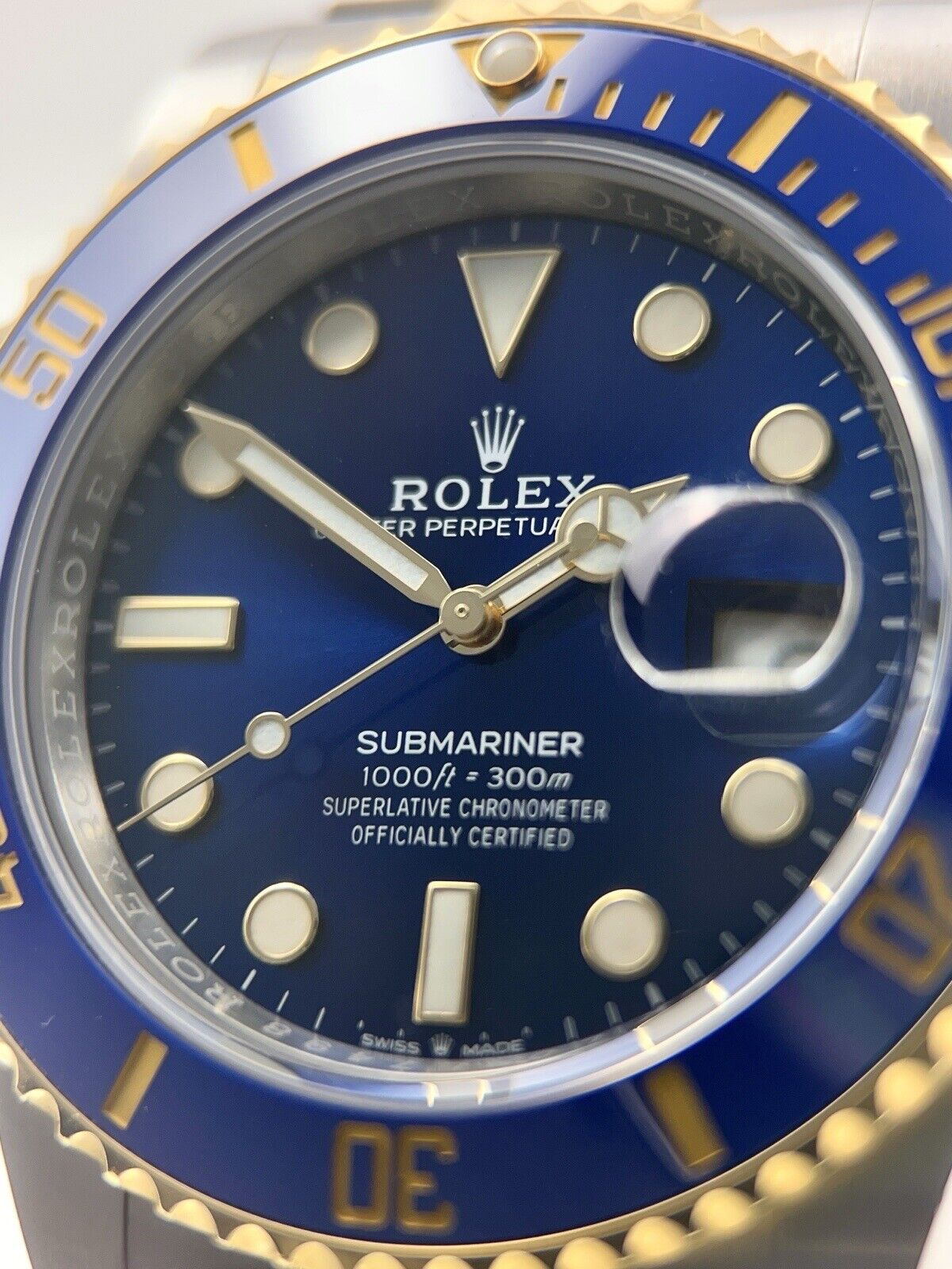 Rolex Submariner Date Steel & Gold 41mm Blue Automatic Men’s Watch 126613LB