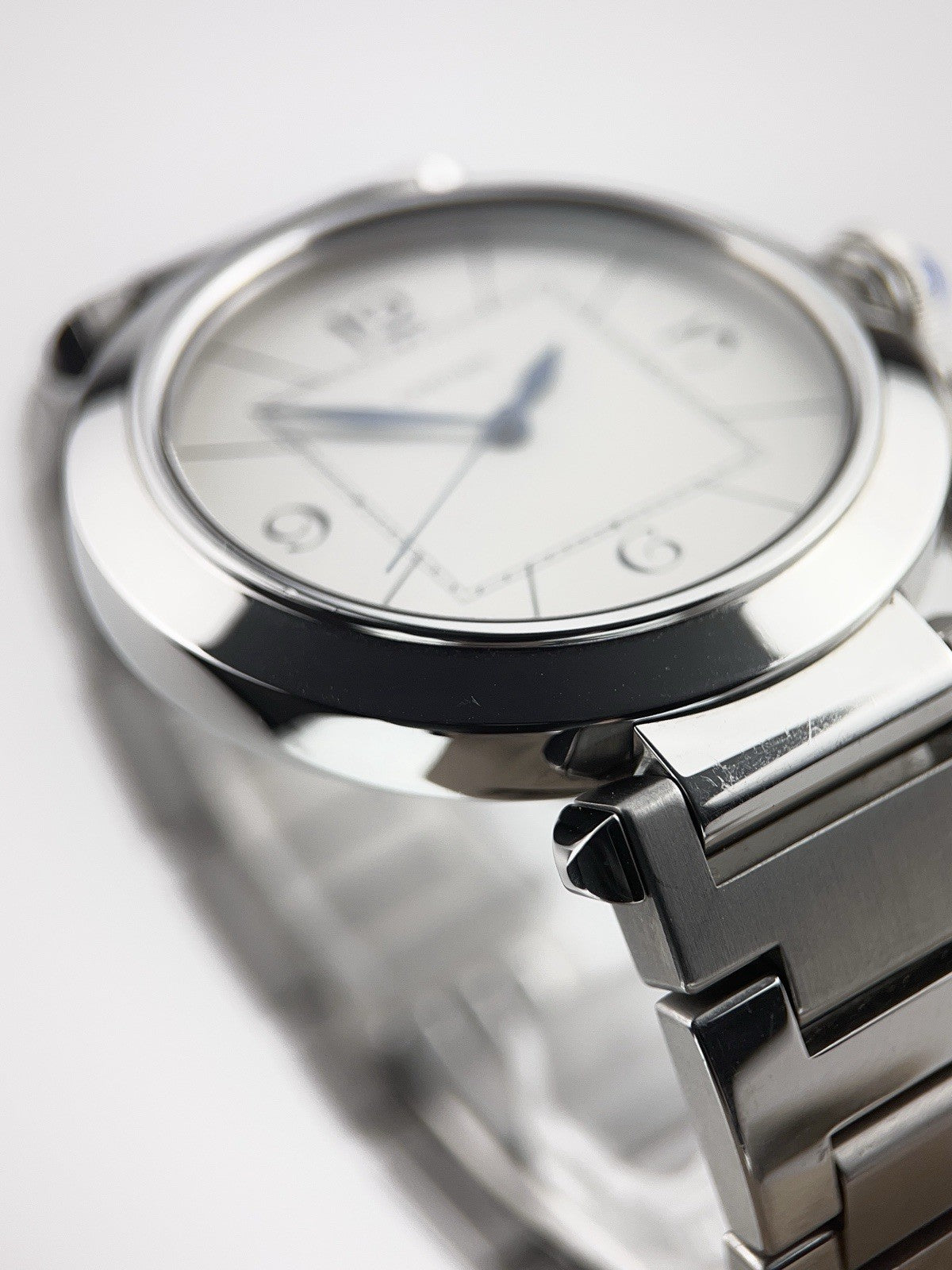 Cartier Pasha Stainless Steel Silver Dial 42mm Automatic Men's Watch W31072M7