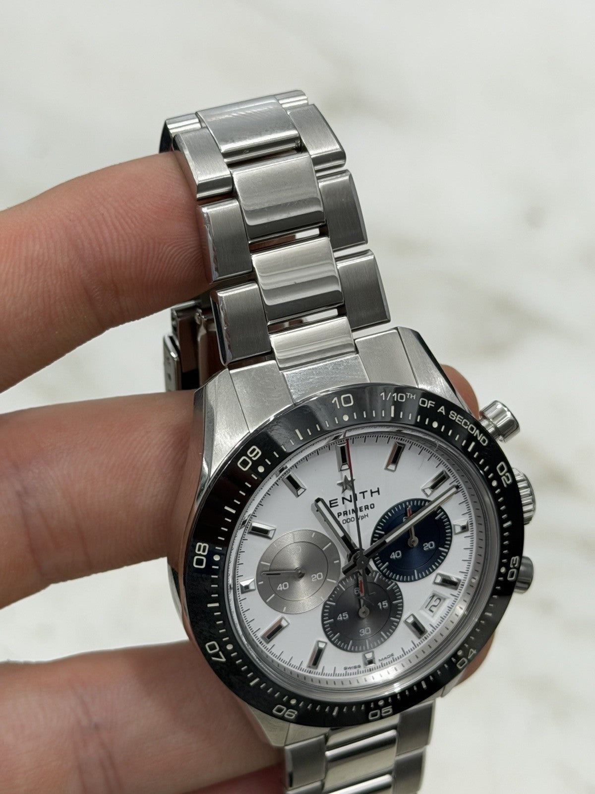 2024 Zenith Chronomaster Sport Steel White Dial 41mm Automatic 03.3100.3600/69