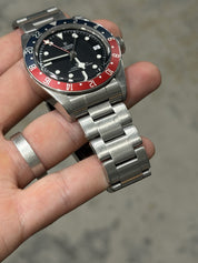 2019 Tudor Black Bay GMT Pepsi Black Dial Stainless Steel Mens Watch 79830RB
