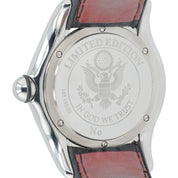 Corum Bubble American Flag Stainless Steel Black Dial 45mm Quartz 163.150.20