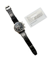 IWC Pilot's Chronograph Black Dial Stainless Steel 43mm Automatic Mens IW377701