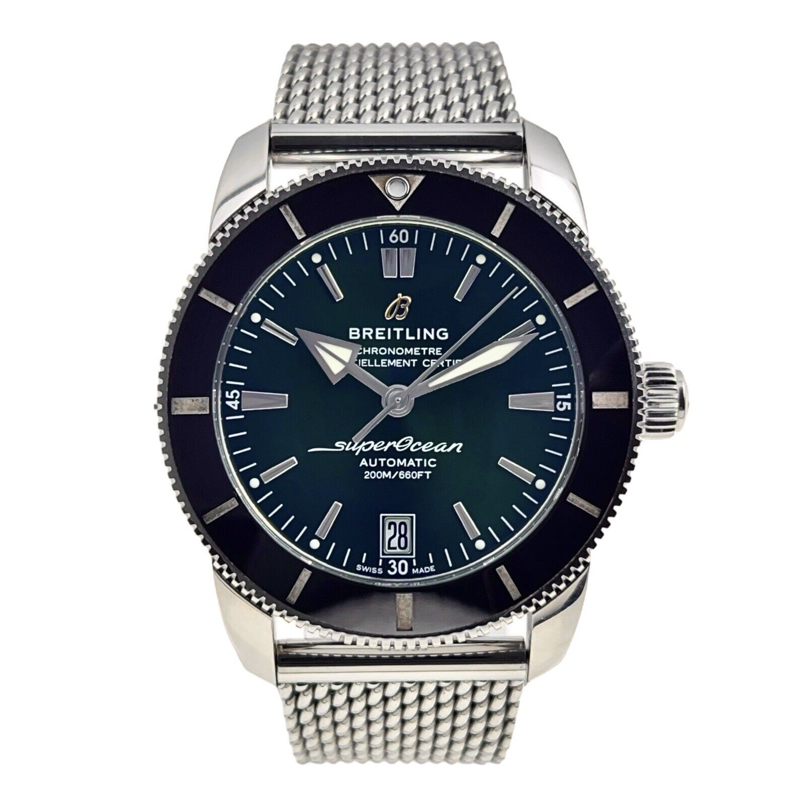 GREEN Breitling Superocean Heritage 46 Stainless Steel 46mm Automatic AB2020