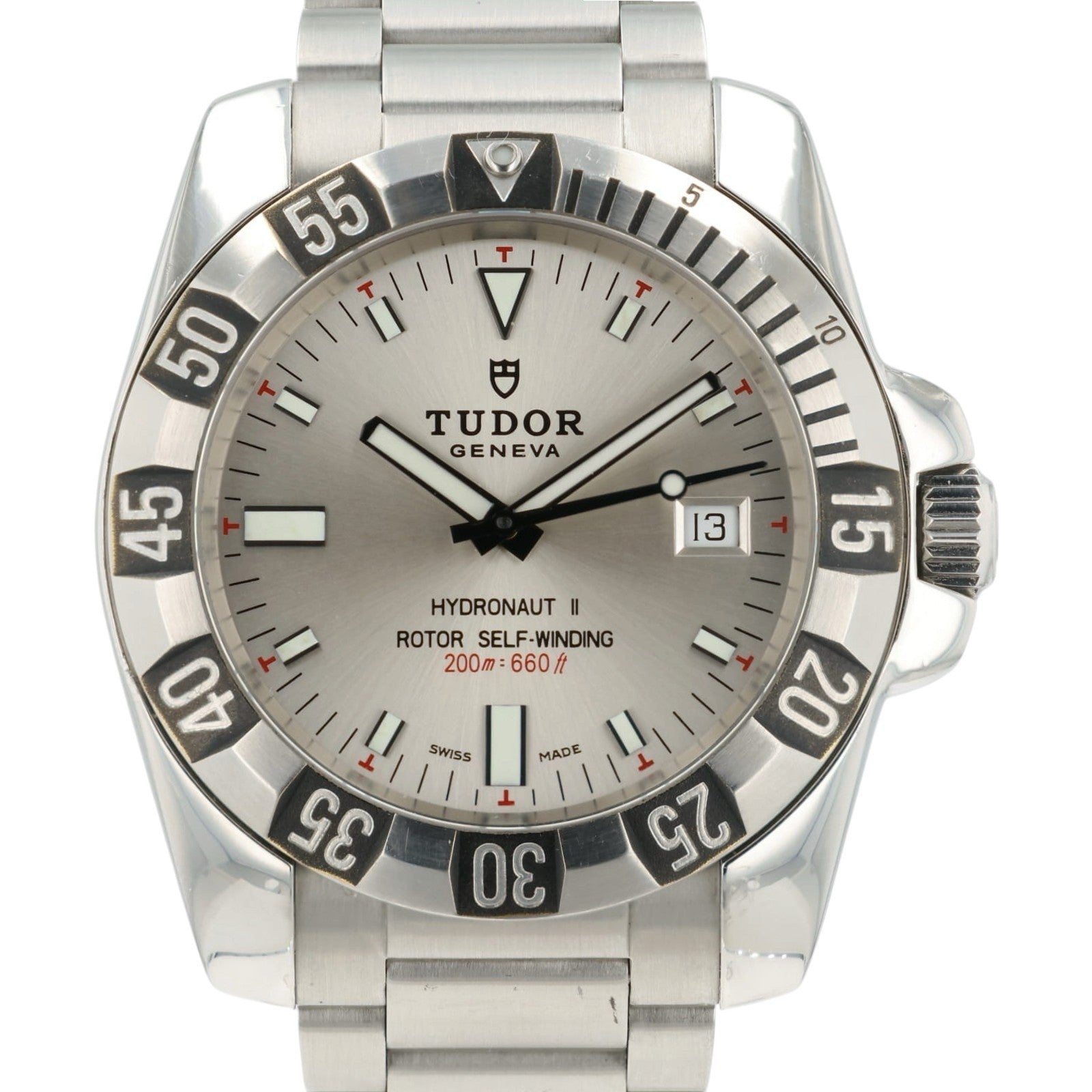 Tudor Hydronaut II Silver Dial Stainless Steel 41mm Automatic Men’s Watch 20040