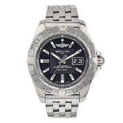 Breitling Galactic Stainless Steel Black Dial 41mm Automatic Men’s Watch A49350
