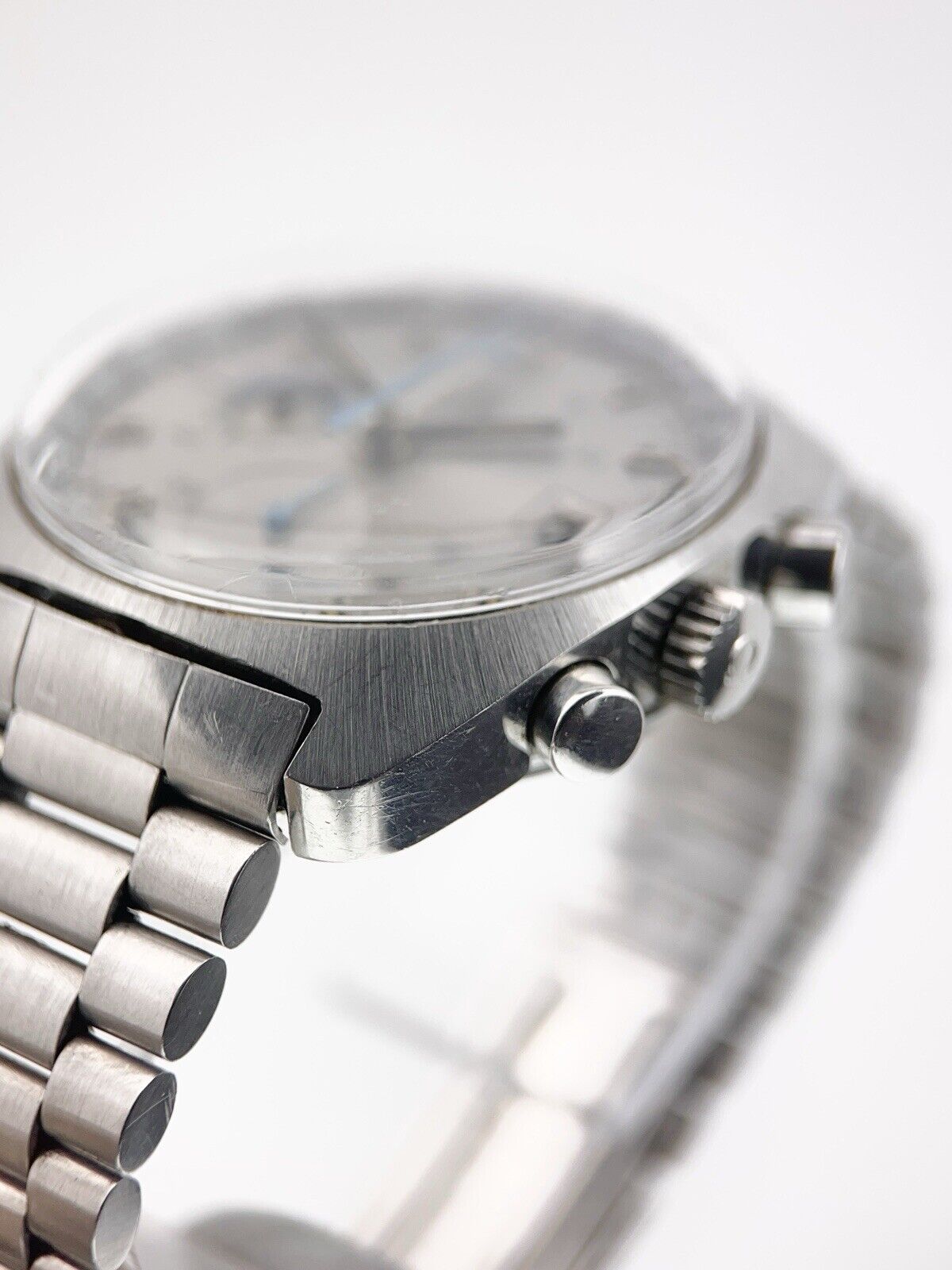 Omega Seamaster Chronograph Steel Silver Color Dial 42mm Automatic Men’s 176.007