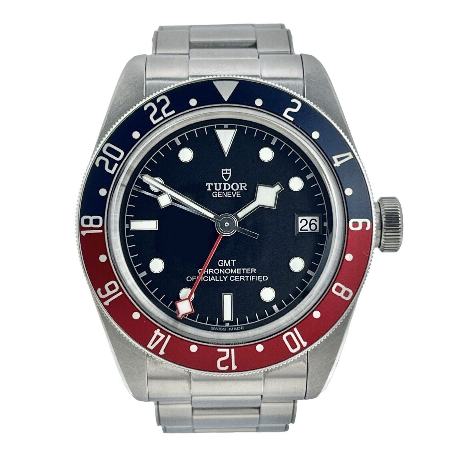 2023 Tudor Black Bay GMT Pepsi Stainless Steel Men's Watch 79830RB - Box/Papers