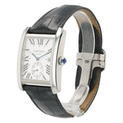 Cartier Tank MC Large Model 34mm Silver Dial Automatic Steel W5330003 3589