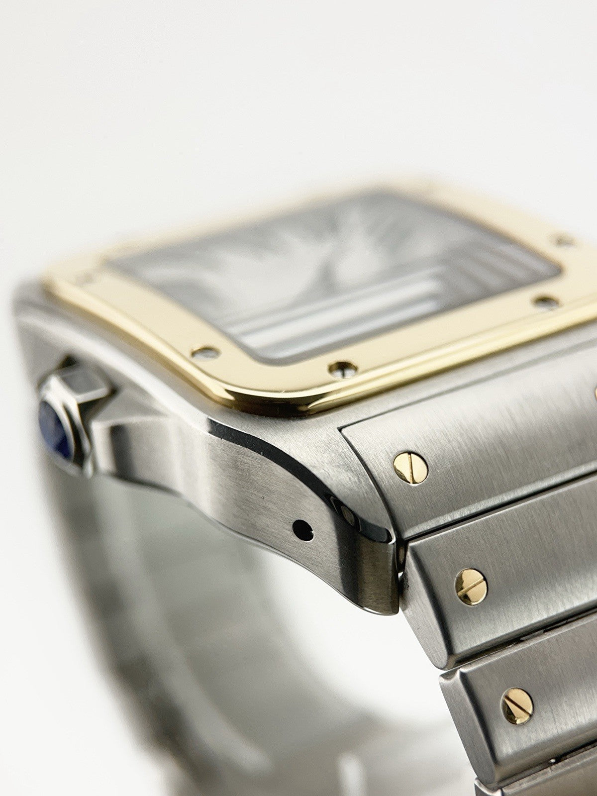 Cartier Santos XL Gold And Steel Silver Dial 38mm Automatic Men’s Watch W200728G