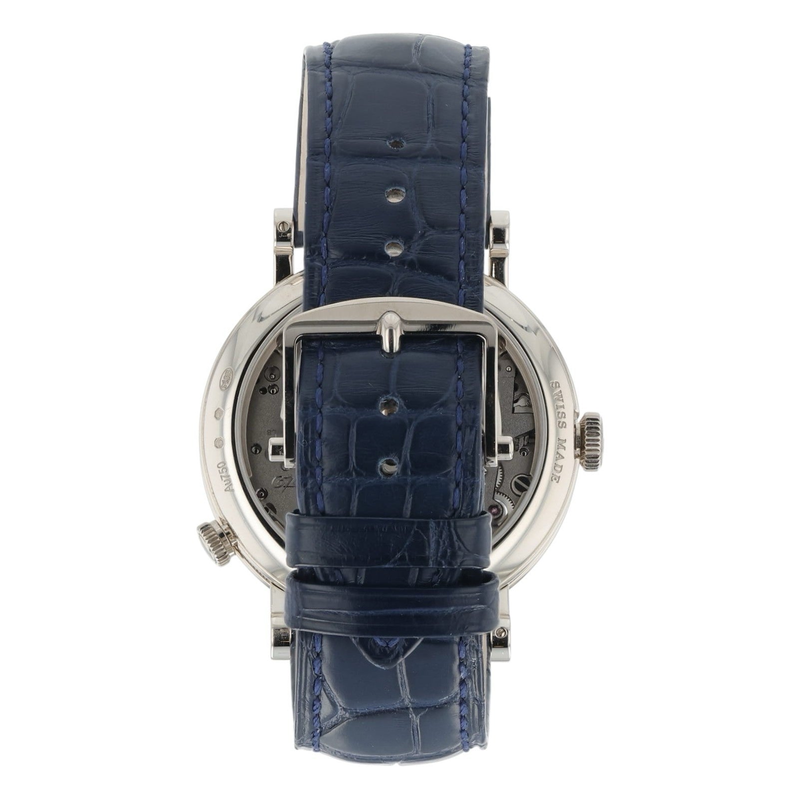 Breguet Tradition 18k White Gold Blue Dial 40mm Automatic Men's Watch 7597