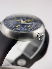 Ikepod Megapod Stainless Steel Blue Dial 46mm Automatic Men’s Watch