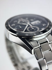 Tag Heuer Carrera Chrono Steel Black Dial 44mm Automatic Movement Men’s CV2A10