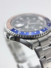 Rolex GMT Master II Pepsi Steel Black Dial 40mm Automatic Men’s Watch 16700