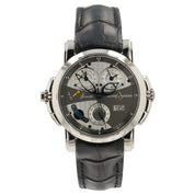Ulysse Nardin Sonata Silver Dial 18k White Gold 42mm Automatic Mens Watch 670-88