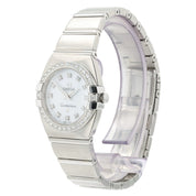 Omega Constellation MOP Dial Stainless Steel 24mm Quartz Womens Watch 1589.75.00