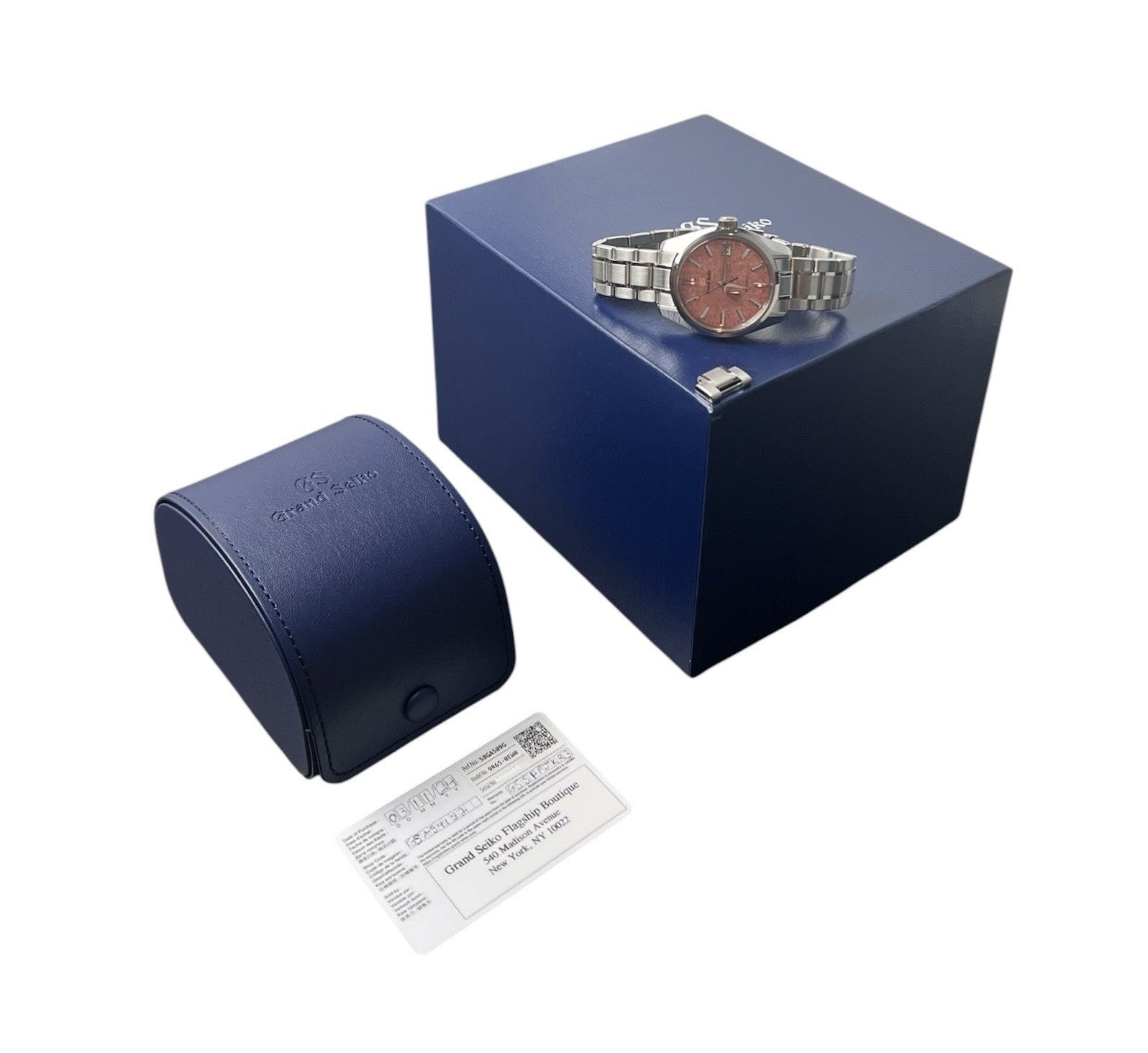 Grand Seiko Sunrise Kira Zuri Pink Dial Steel 40mm Automatic Men’s Watch SBGA509