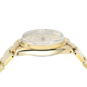 Rolex OP Date Champagne Dial Gold and Steel 34mm Automatic Unisex Watch 15505