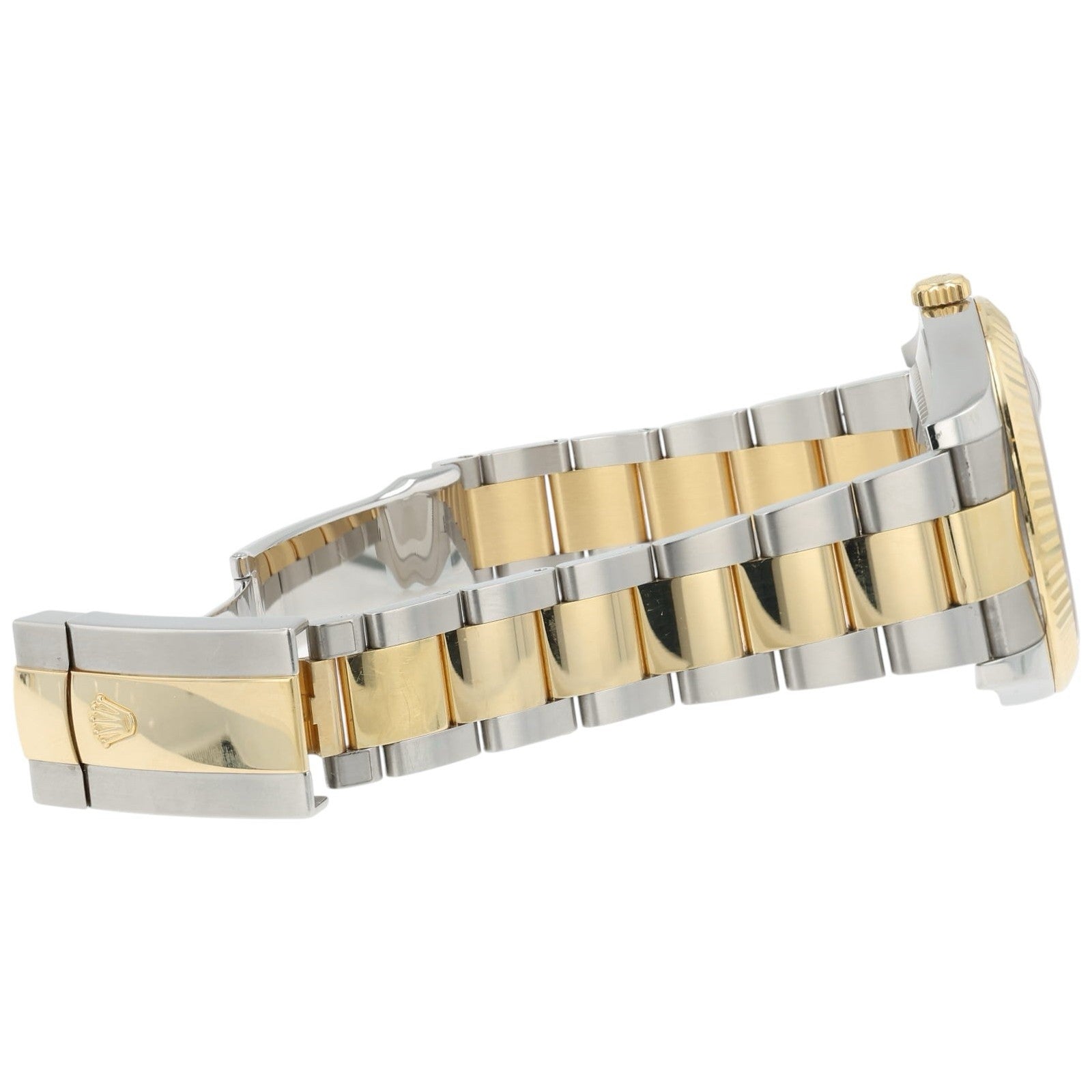 Rolex Datejust Two-Tone Black Dial Gold & Steel 41mm Automatic Mens Watch 116333