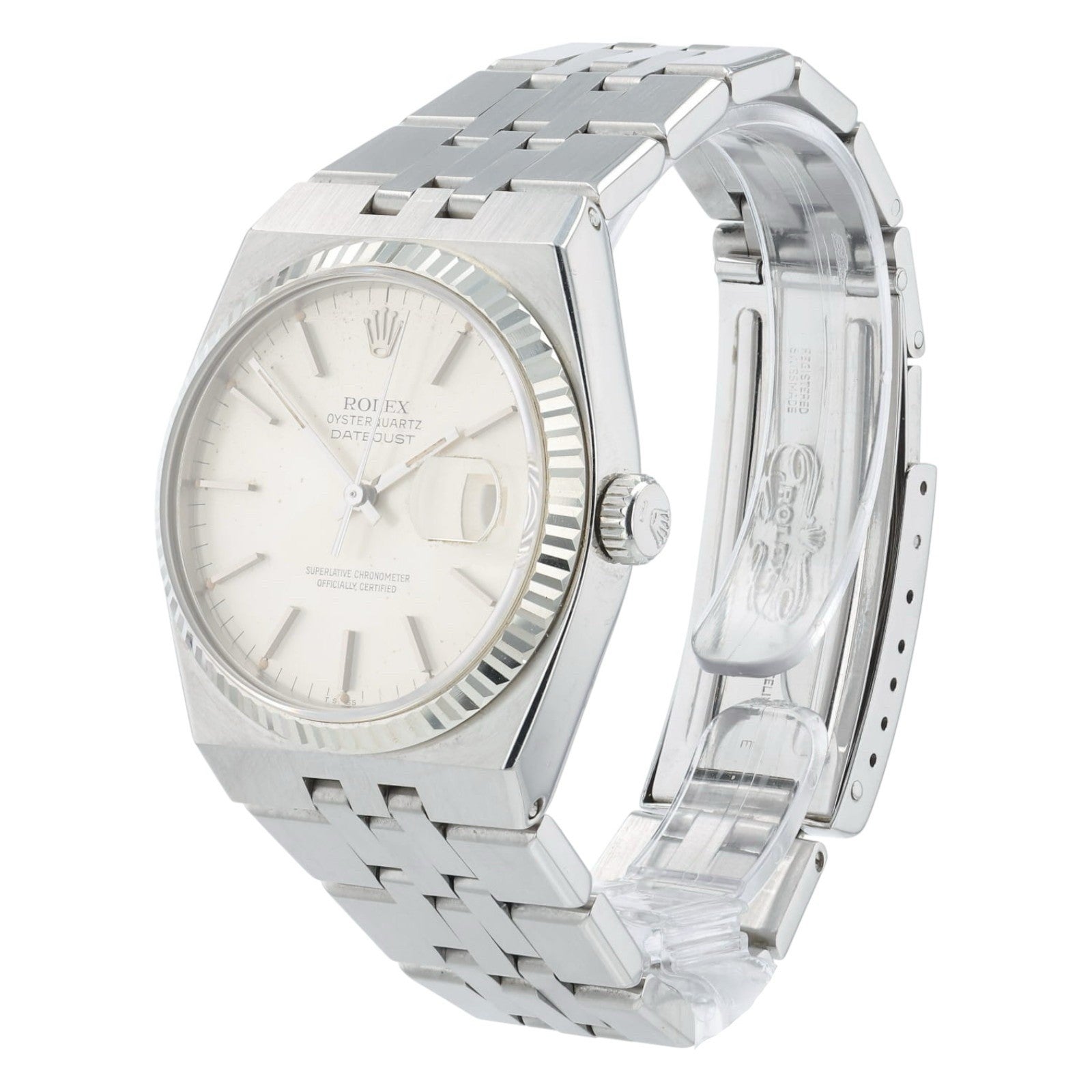 Rolex Datejust Stainless Steel Silver Dial 36mm Quartz Men’s Watch 17014